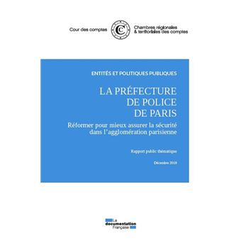 La préfecture de police de Paris décembre 2019