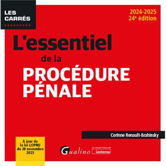 L'essentiel de la Procédure pénale