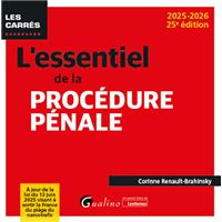 Procedure Penale Droit Livre Bd Soldes Fnac