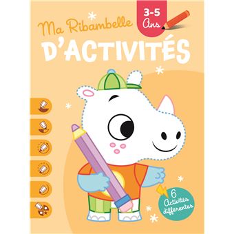 3-5 ans Ma ribambelle d'activités Hippopotame