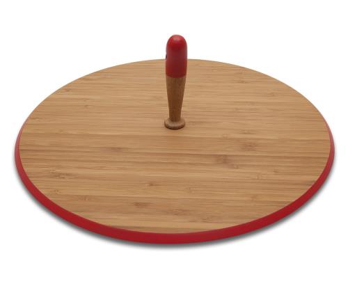 Plateau à fromages Pebbly Rouge ø33 cm