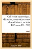 Collection académique. Tome 5