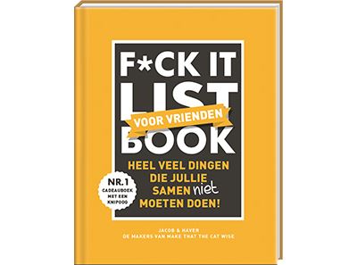 F*ck it list book voor vrienden