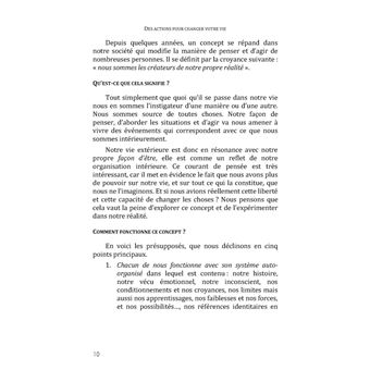 Des actions pour changer votre vie