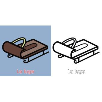 Mes premiers coloriages - hiver