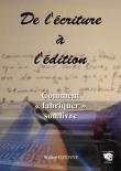 De l'écriture à l'édition