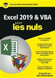 Excel 2019 & VBA Mégapoche pour les Nuls