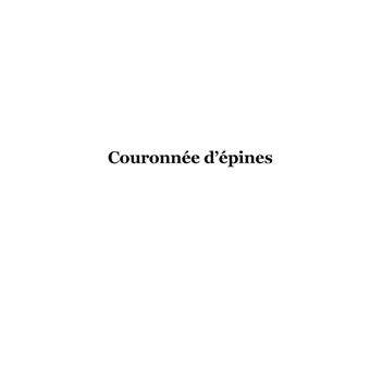 Couronnée d'épines