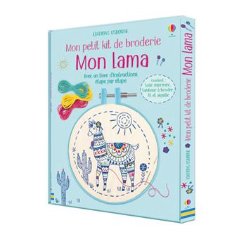 Mon lama - Mon petit kit de broderie