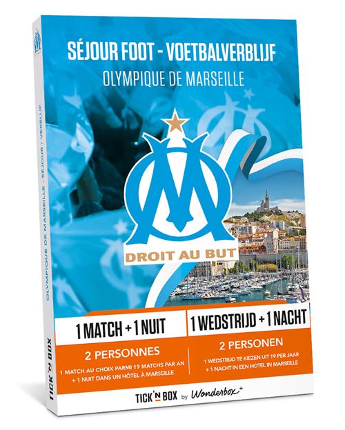 WONDERBOX T&B OLYMPIQUE DE MARSEILLE SEJOUR/VERBLIJF Coffret cadeau