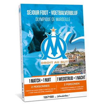 Coffret cadeau Ticknbox Olympique De Marseille Sejour - FR