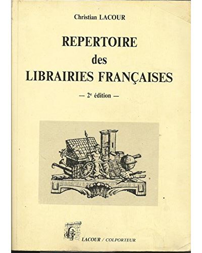 Répertoire des librairies françaises