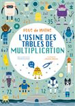 Cahier L'usine des tables de multiplication - Fous de maths
