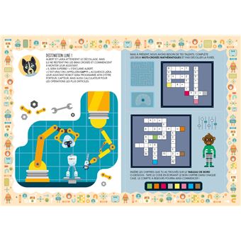 Cahier L'usine des tables de multiplication - Fous de maths