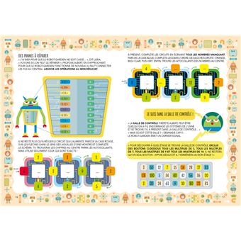 Cahier L'usine des tables de multiplication - Fous de maths
