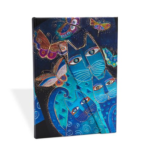 PAPERBLK CARNET CHAT PAPILLON MIDI LGN