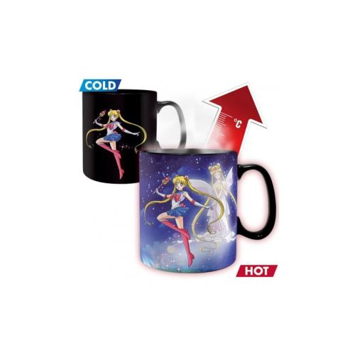 Mug thermoréactif Sailor Moon et Sailor Chibi Moon 460 ml