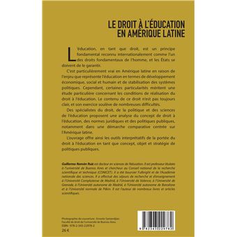 Le droit à l'éducation en Amérique latine