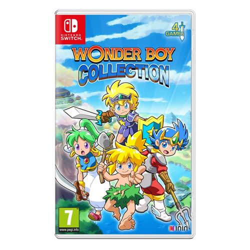 Pochette avant du jeu Wonder Boy Collection Nintendo Switch