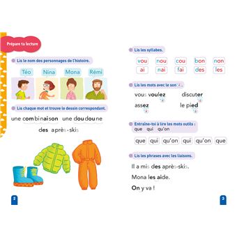 Téo et Nina CP Niveau 2 - Téo et Nina à l'école de ski