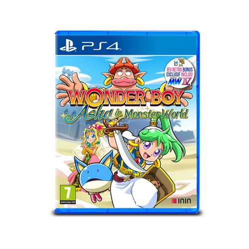 Pochette avant du jeu Wonder Boy Asha in Monster World PS4