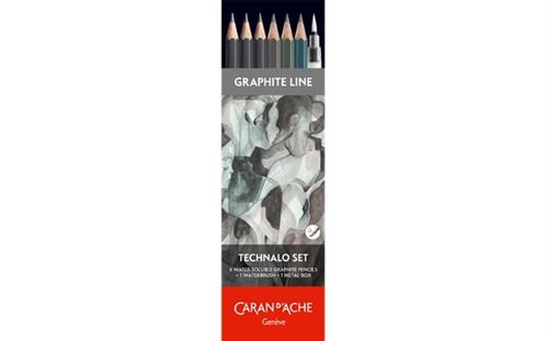 Set de 6 crayons graphite Caran d'Ache Technalo