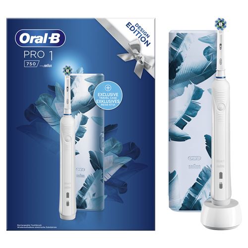 Oral-B - Pro 1 750 - Brosse à dents électrique - Bleu - Image 2