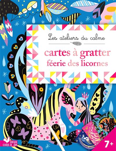 Cartes à gratter féerie licornes - pochette avec accessoires - Cinzia Sileo - (donnée non spécifiée)