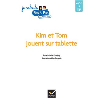 Kim et Tom jouent sur tablette