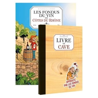 Les fondus du vin : Côtes du Rhône + livre de cave offert