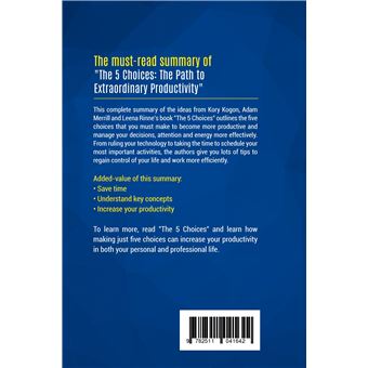 Summary: The 5 Choices