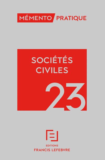 Mémento Sociétés civiles 2023 -  Collectif - broché