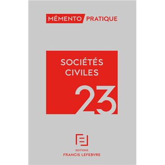 Mémento Sociétés civiles 2023
