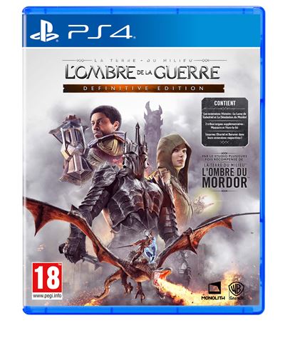 La Terre du Milieu L Ombre de la Guerre Edition Définitive PS4