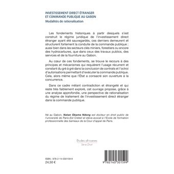Investissement direct étranger et commande publique au Gabon
