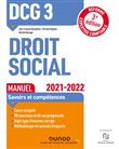 DCG 3 Droit social - Manuel - 2021/2022