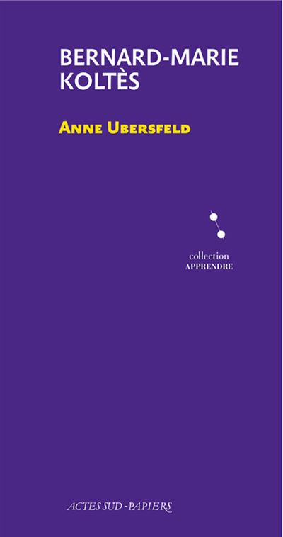 Apprendre n°10 - bernard-marie koltes