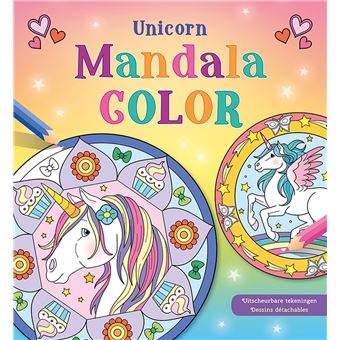 Unicorn mandala color