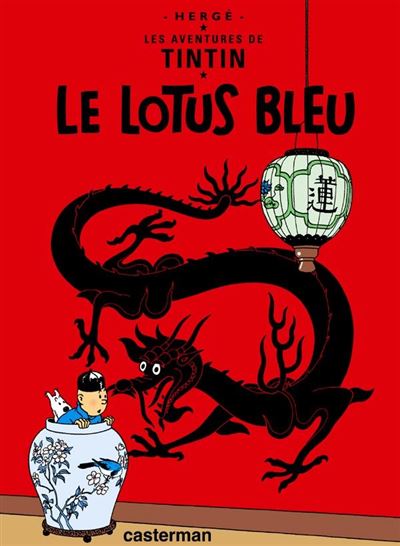 Le Lotus bleu -  Hergé - cartonné