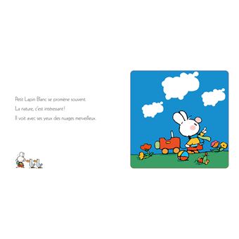 Petit Lapin Blanc découvre la nature