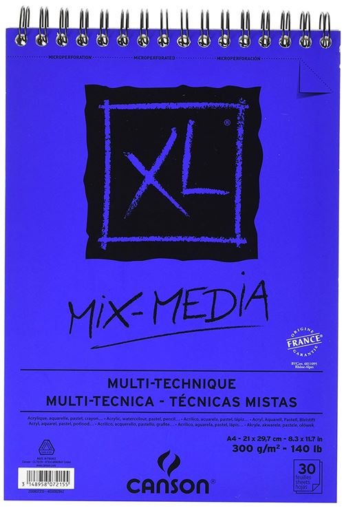 CANSON BLOC MIX MEDIA XL A4