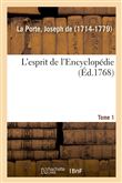 L'esprit de l'Encyclopédie