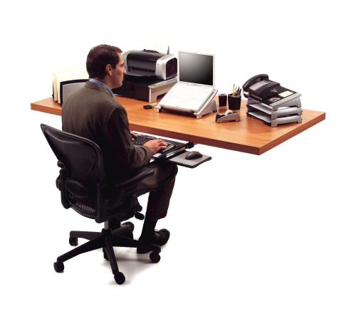 Fellowes Office Suites Tiroir pour clavier sous le bureau Noir 9140301