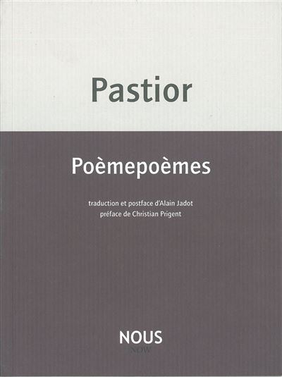 Poèmepoèmes - Oskar Pastior - broché