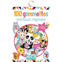 Paris Prix Livre de Gommettes Licorne & Sirène 24cm Blanc pas cher 
