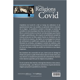 Les Religions à l'épreuve du Covid