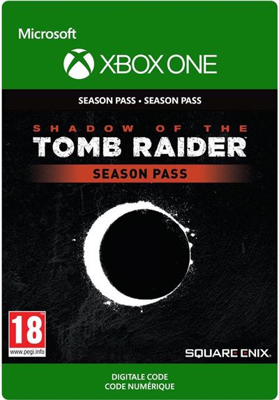 Pochette avant du jeu Code de téléchargement Shadow of the Tomb Raider Season Pass Xbox One