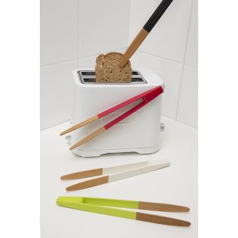Pince à toast Pebbly Natural 24 cm Blanche - Achat & prix