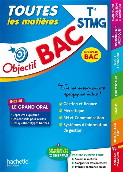 Objectif Bac Term Stmg Toutes Les Matieres Bac 2022 Broche Nicolas Bloch Cedric Climent Marie Sophie Cuttaz Achat Livre Ou Ebook Fnac