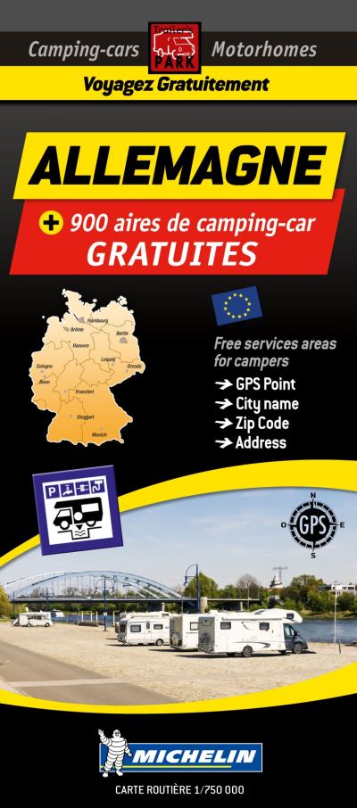 CARTE DES AIRES DE CAMPING GRATUITES ALLEMAGNE